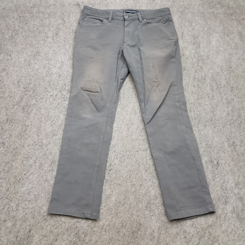 Everlane Pants Mens 29x28 Gray Chino Uniform Straight Slim Casual Cotton Adult *
